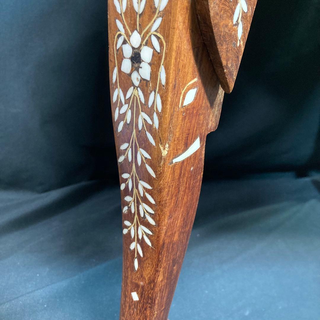 象嵌細工 アジアン家具 ローテブル インド家具 象モチーフ