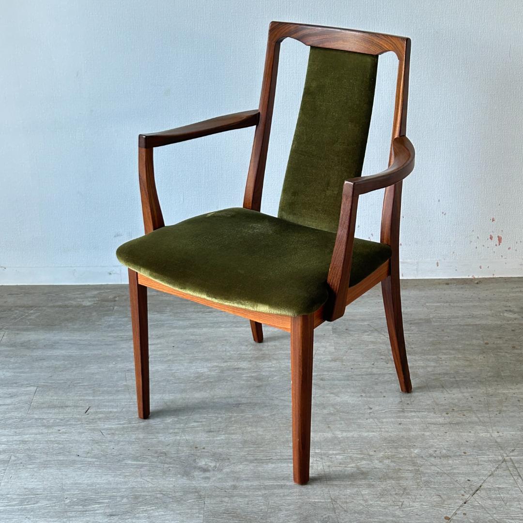 イギリス アンティーク家具 アーム チェア 1980年頃 877A