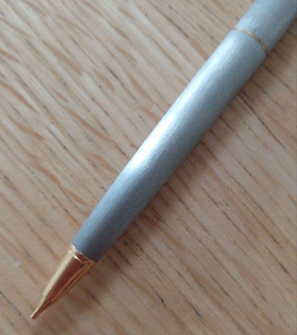 パイロット　T　シャープペンシル　0.5mm　ノック式　日本製　シルバーゴールド