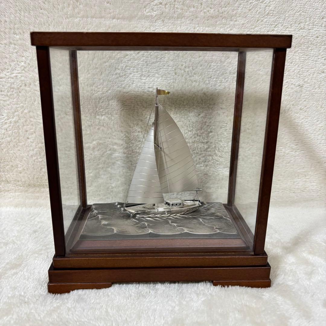ヨット 置物 関武比古 SEKI STERLING 960 刻印 銀製 シルバー