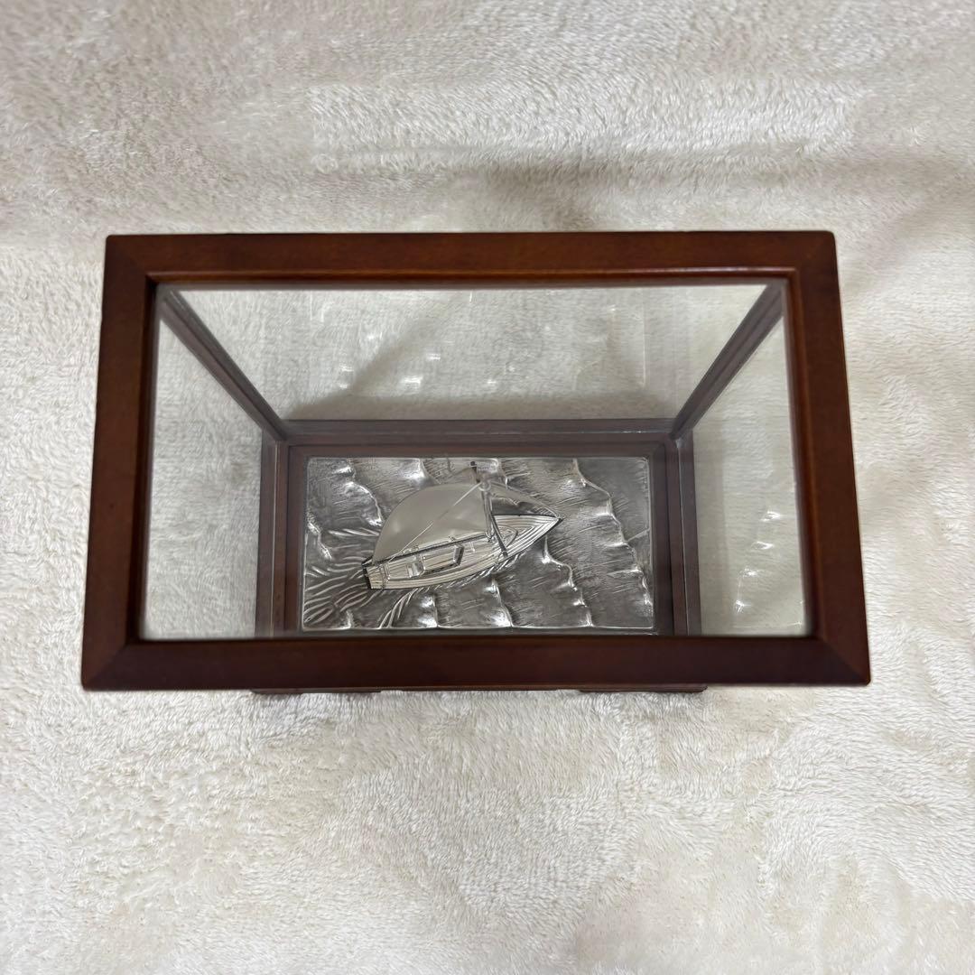 ヨット 置物 関武比古 SEKI STERLING 960 刻印 銀製 シルバー