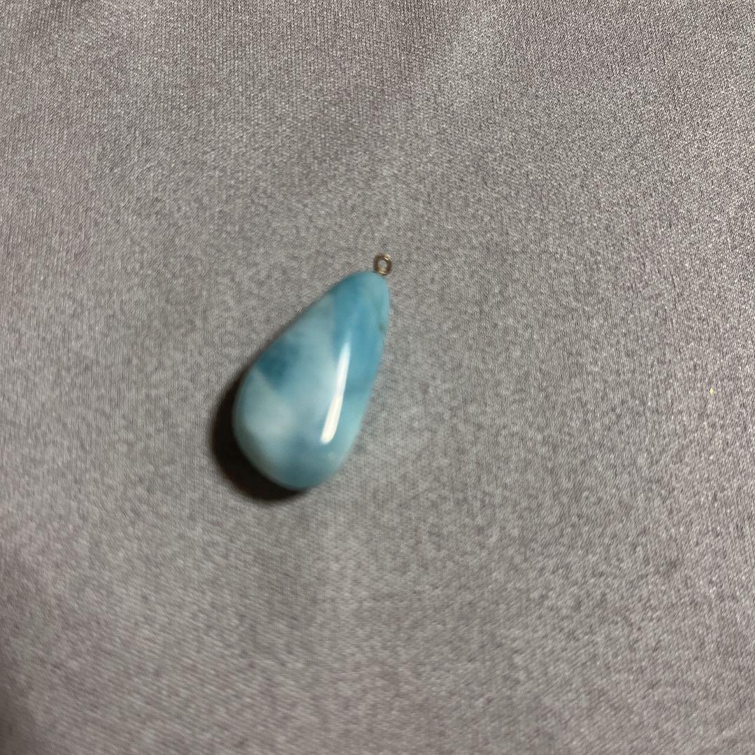 ラリマー　天然石　ペンダントトップ