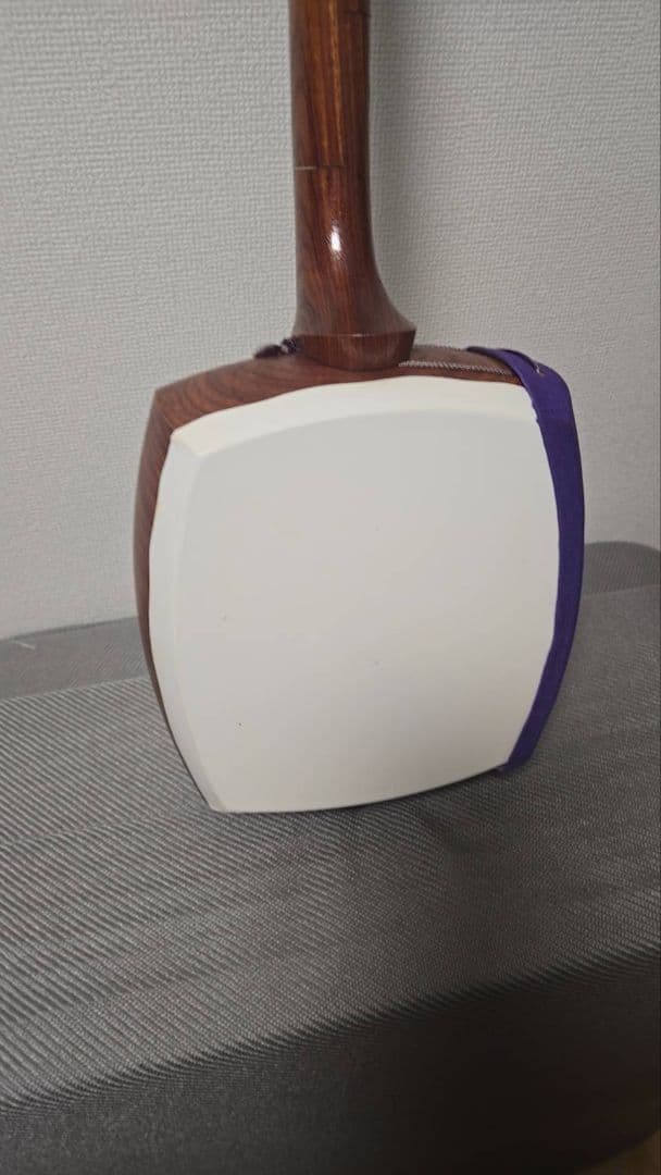 三味線本体 白と紫