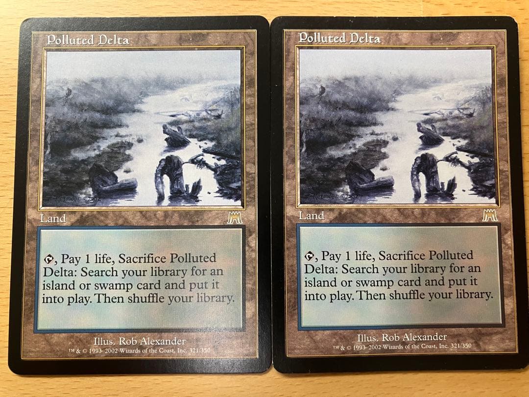 MTG 汚染された三角州 Polluted Deltaオンスロート 英語 2枚
