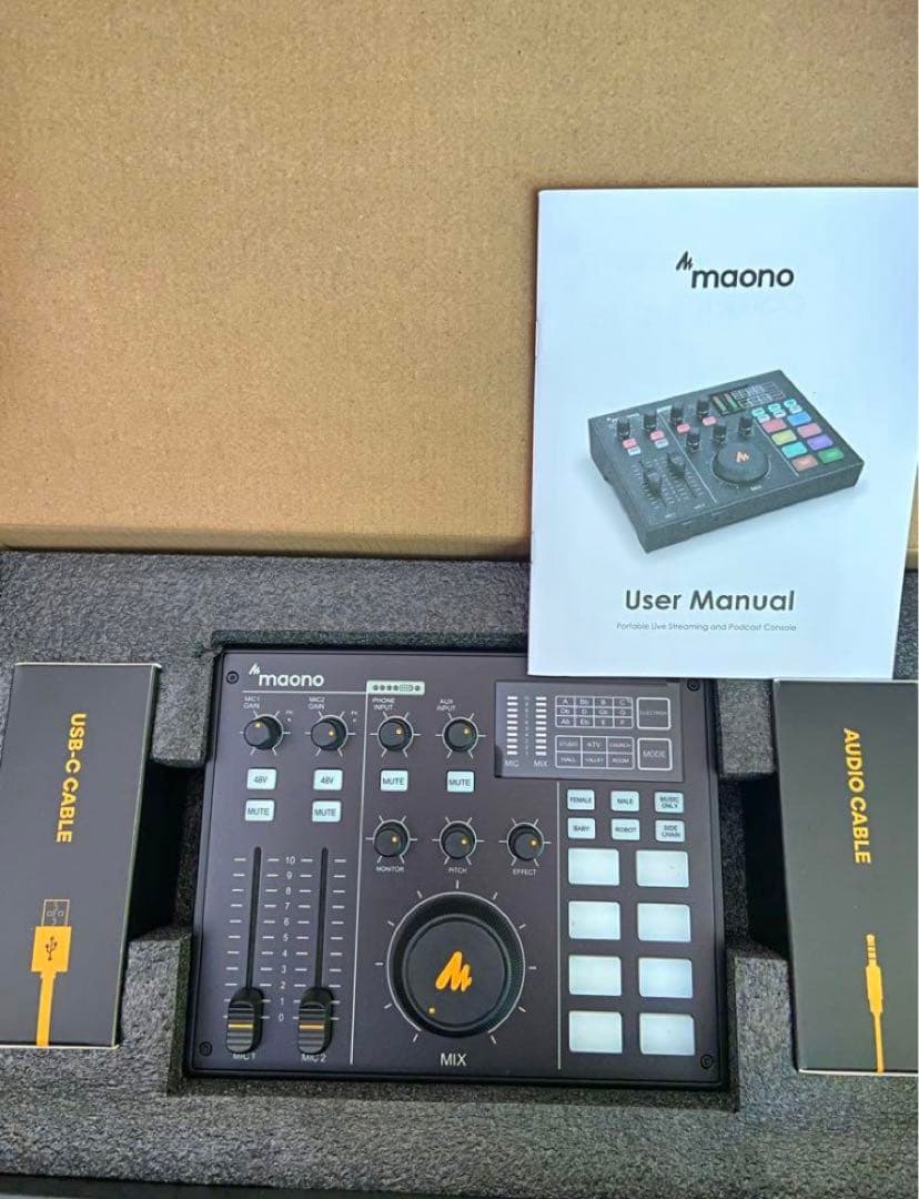 オーディオミキサー オーディオインターフェース DJ Mixer