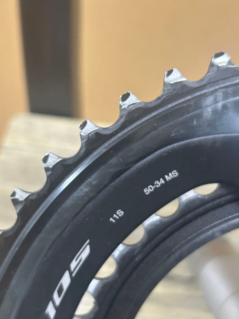 シマノ 105 7000 クランクセット165mm 50-34 左パワーメーター