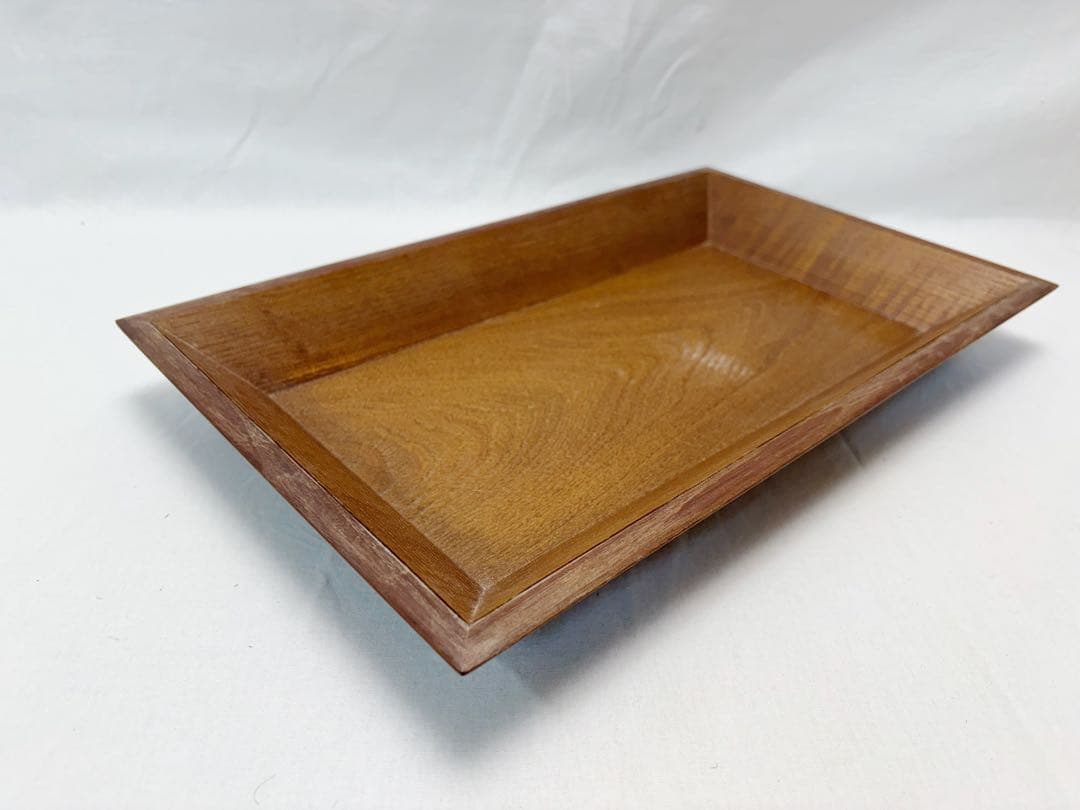 未使用 茶道具 桑 香盆 且座盆 香道具 長方盆 紙箱