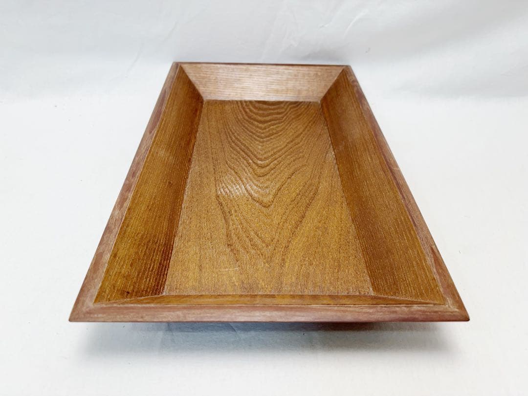 未使用 茶道具 桑 香盆 且座盆 香道具 長方盆 紙箱