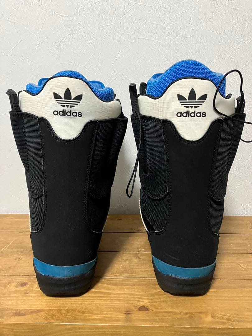 美品 adidas スノーボードブーツ ZX500 27cm 黒/青