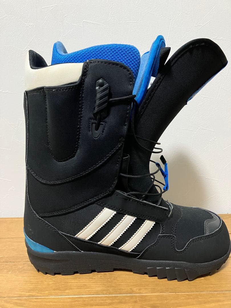 美品 adidas スノーボードブーツ ZX500 27cm 黒/青