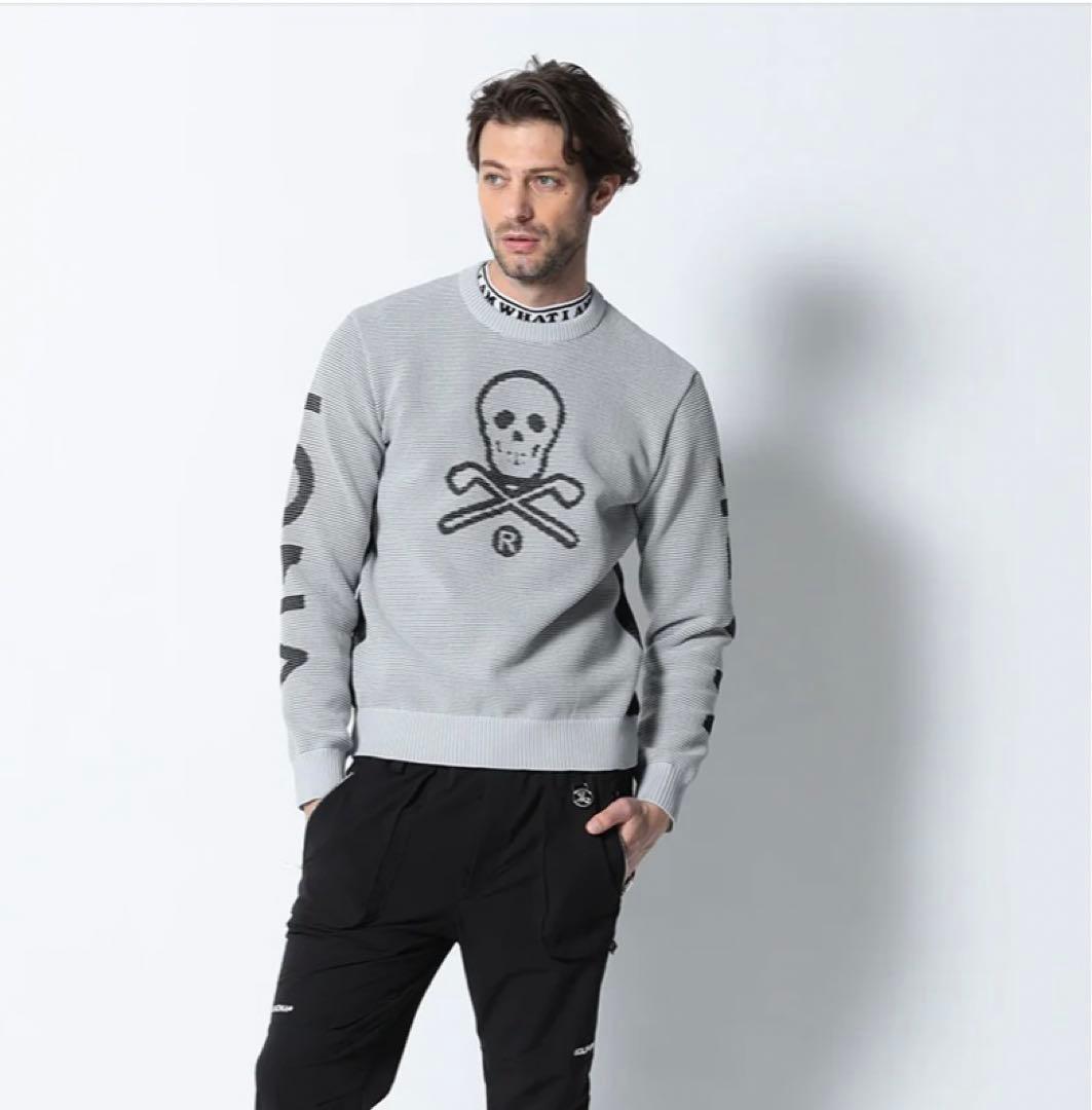 マークアンドロナ　セーター　グレー