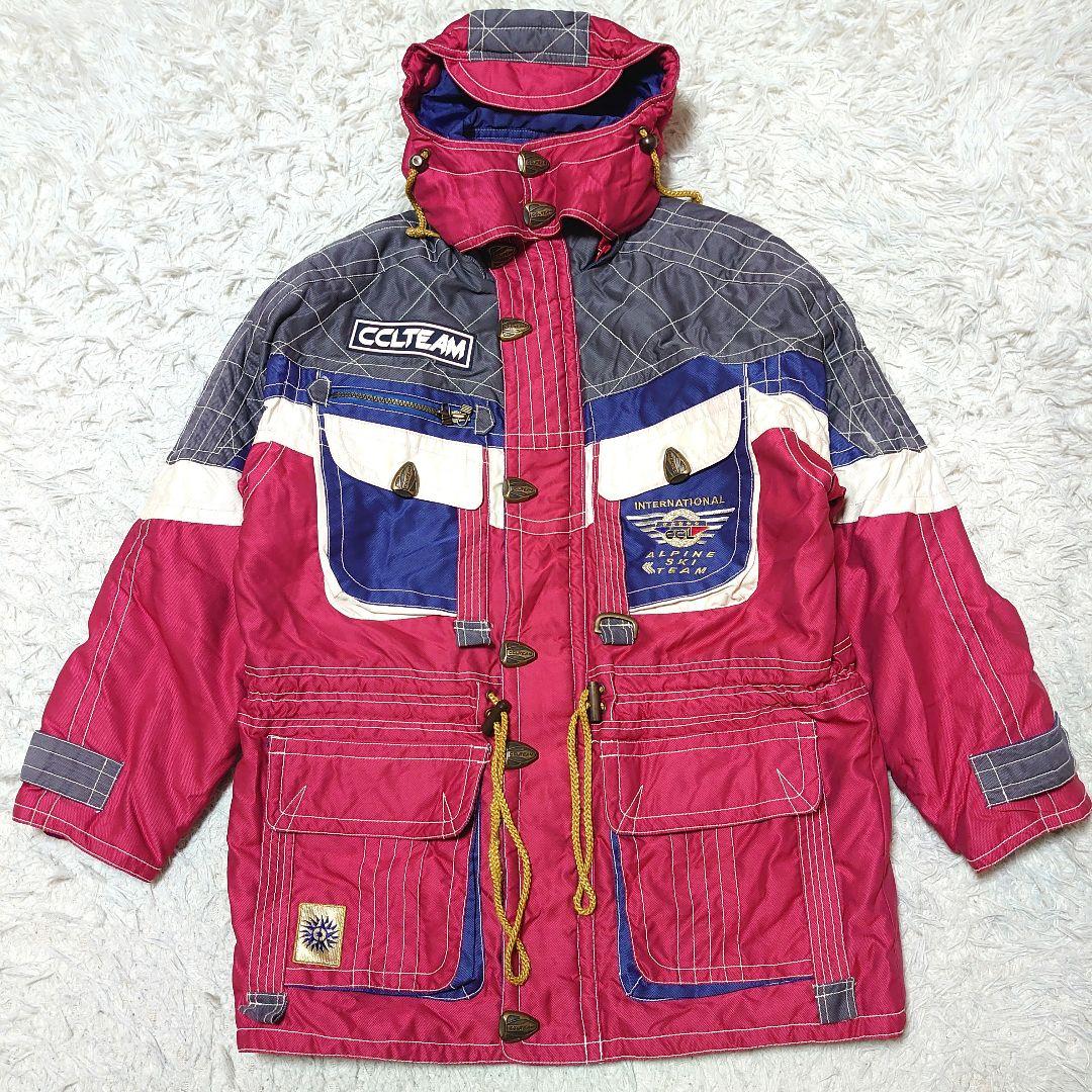 【レア】シーシーエルチーム スキー スノボウェア セットアップ レトロ L