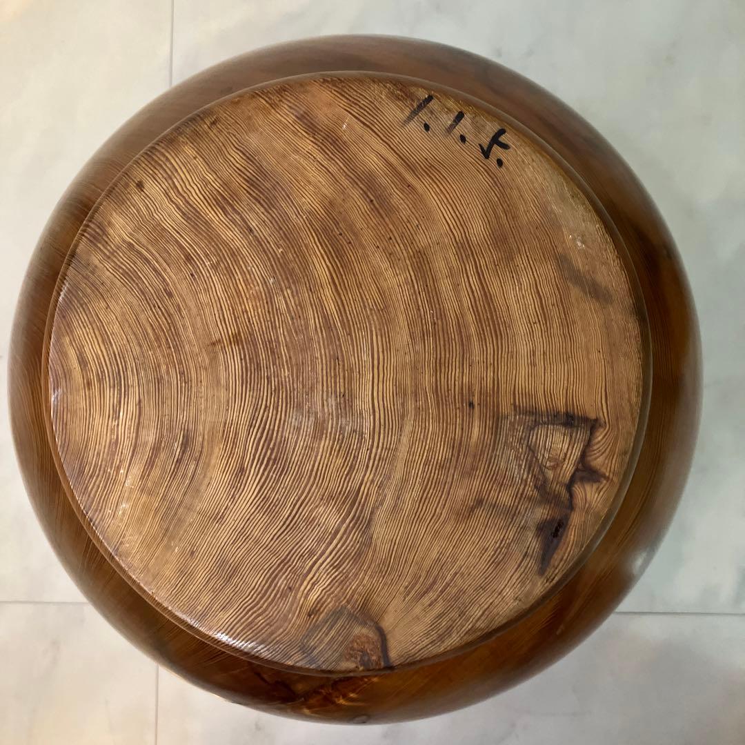 希少　特大壺　壺　屋久杉工芸品　屋久杉壺　特大壺　台座セット