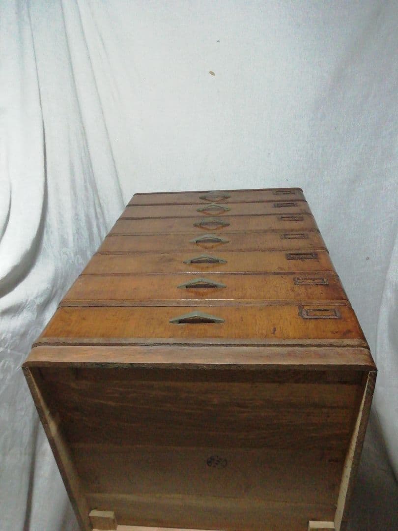 ♪レトロ　木製7段引き出し　36㌢✕36㌢　52.1㌢