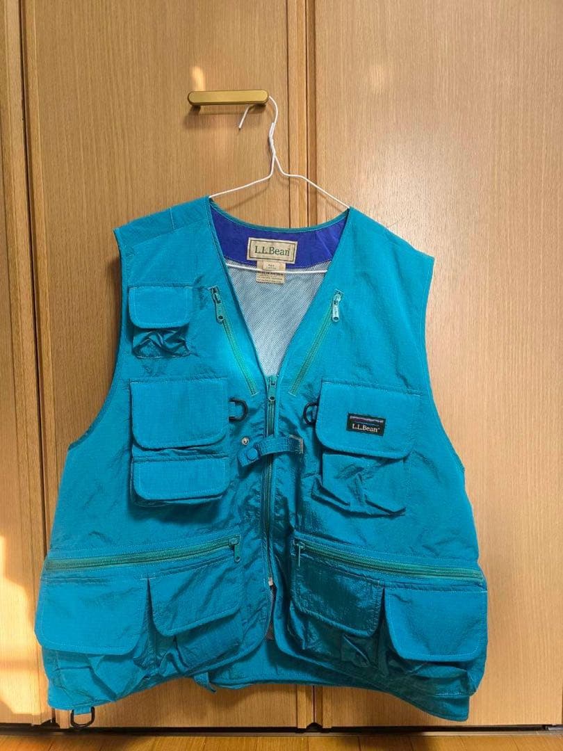 L.L.Bean フィッシングベスト REG LARGE ターコイズ