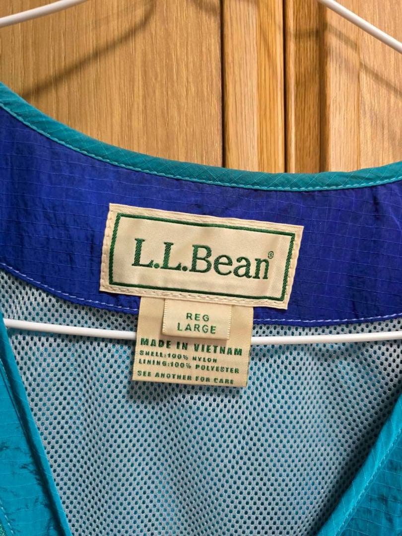 L.L.Bean フィッシングベスト REG LARGE ターコイズ