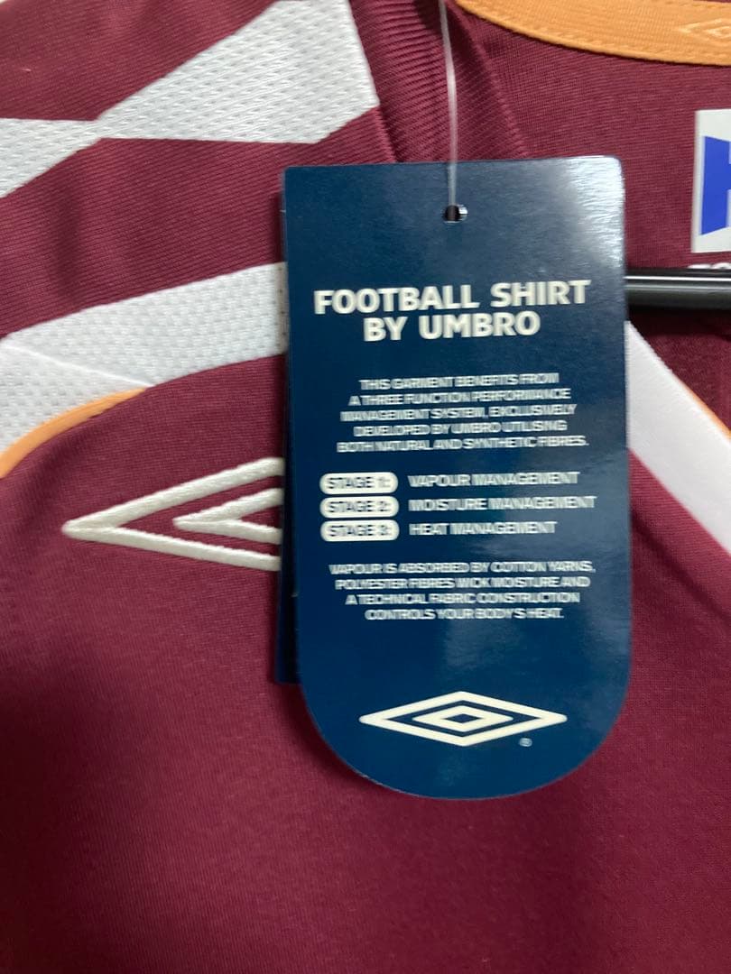 アンブロ　ハーツ　長袖ユニホーム　US Mサイズ 未使用品