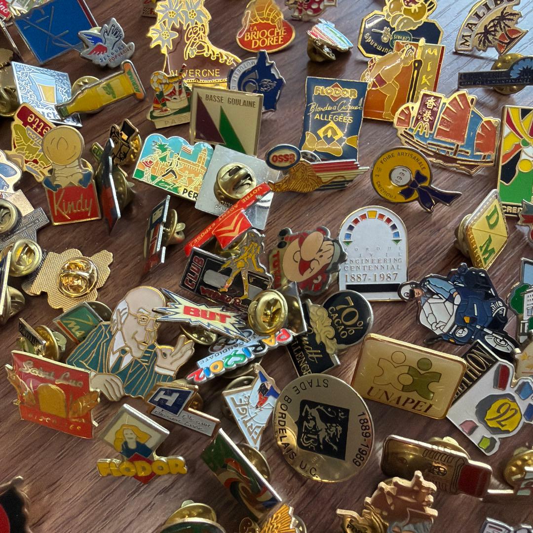 m*n様 フランス　ピンズ ヴィンテージ ピンバッジ　まとめ　100個セット コ