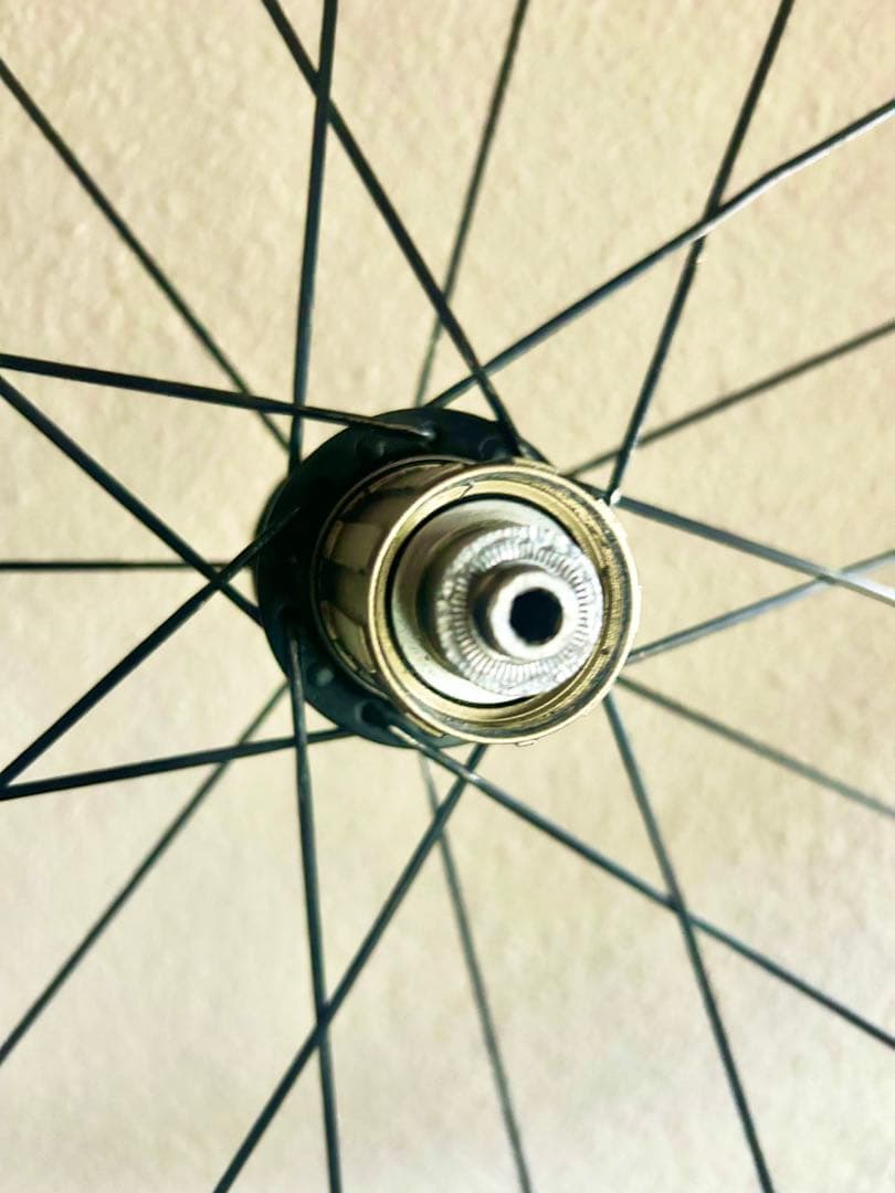 ◆TNIハブ仕様Carbonカーボンホイール後輪＆チューブラータイヤ付き◆