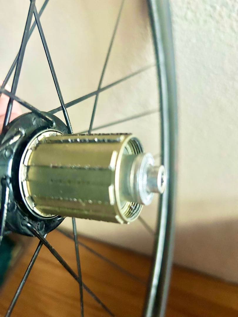 ◆TNIハブ仕様Carbonカーボンホイール後輪＆チューブラータイヤ付き◆