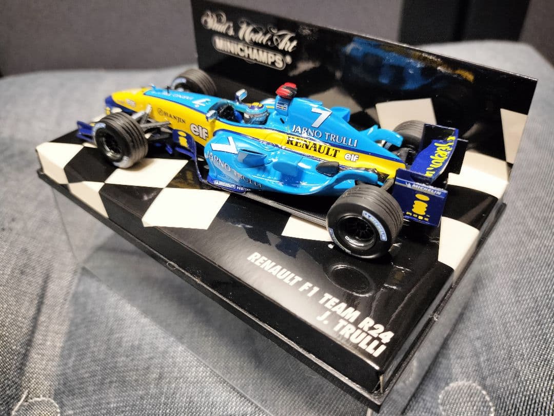 スポーツ 1/43 minichamps Renault F1 R24 J.Trulli