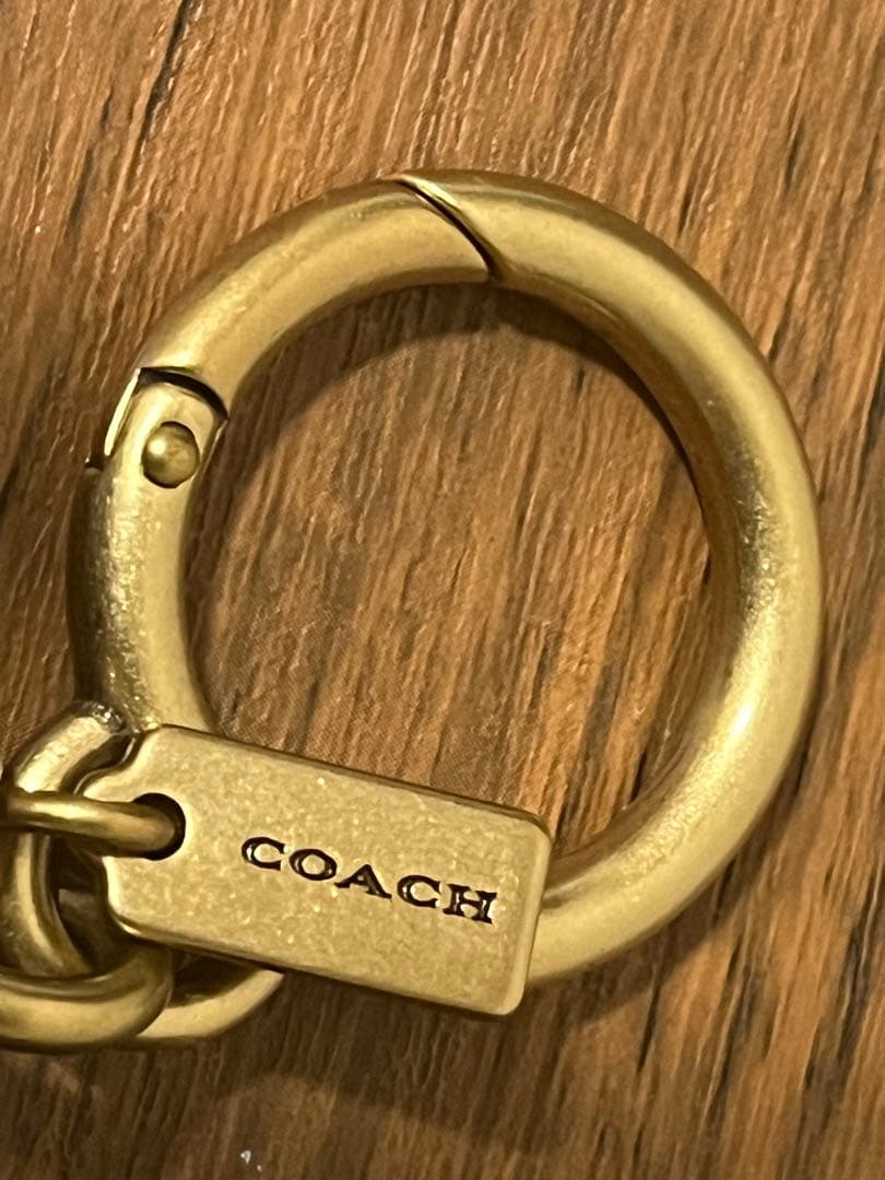 kinaco コーチのレキシー バッグ チャーム・シグネチャー キャンバス