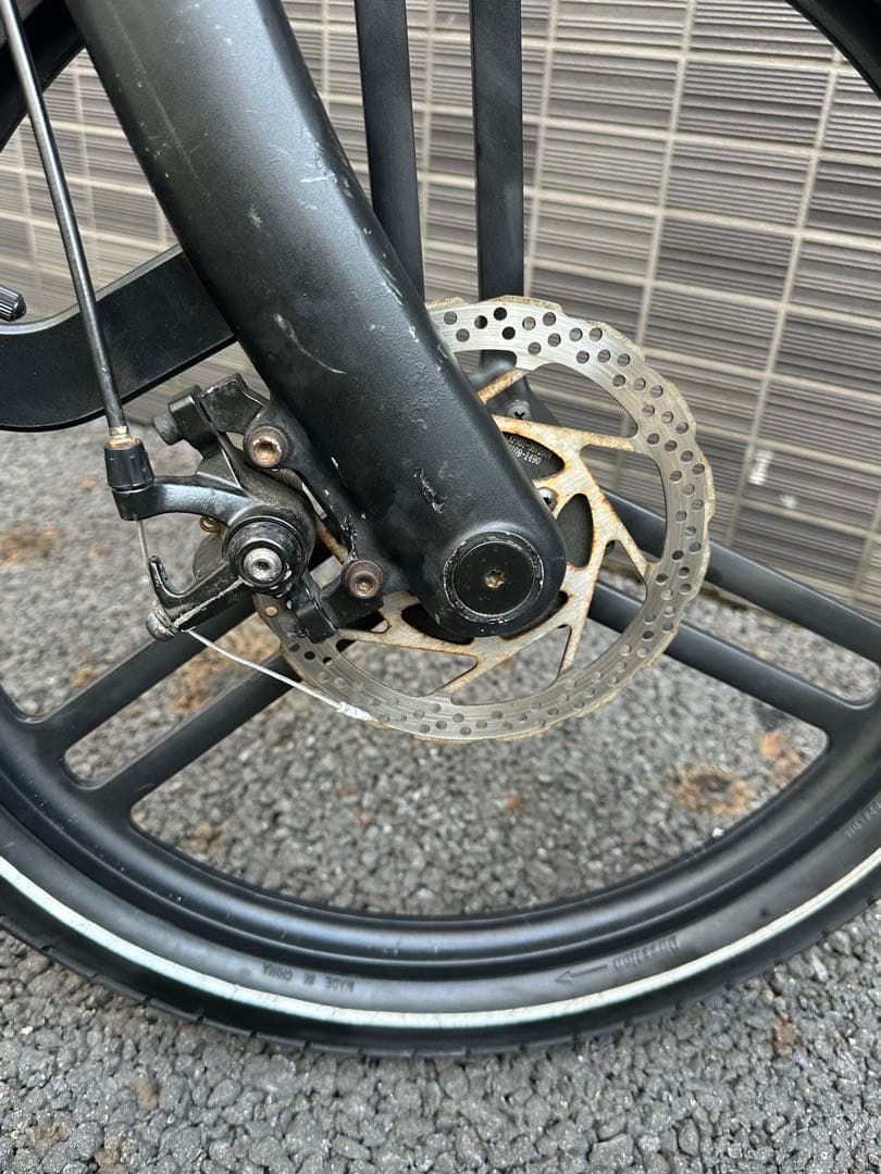 ホンバイク　アシスト自転車 黒と赤