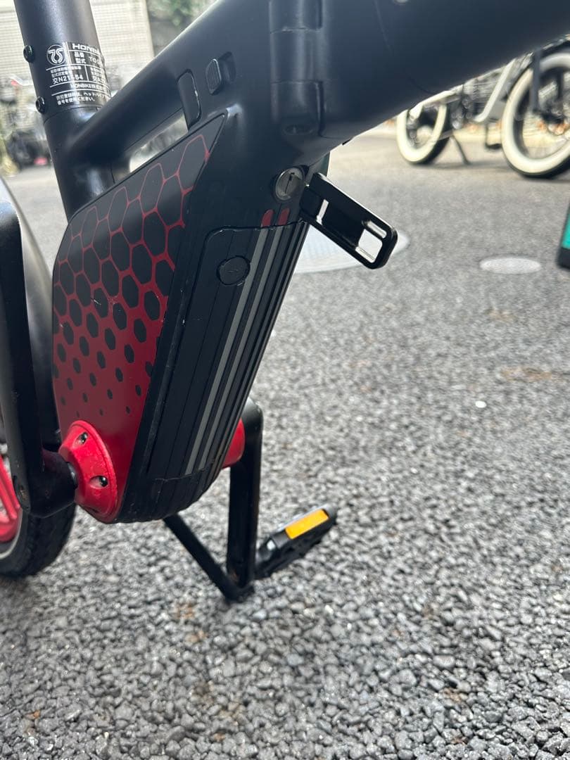 ホンバイク　アシスト自転車 黒と赤