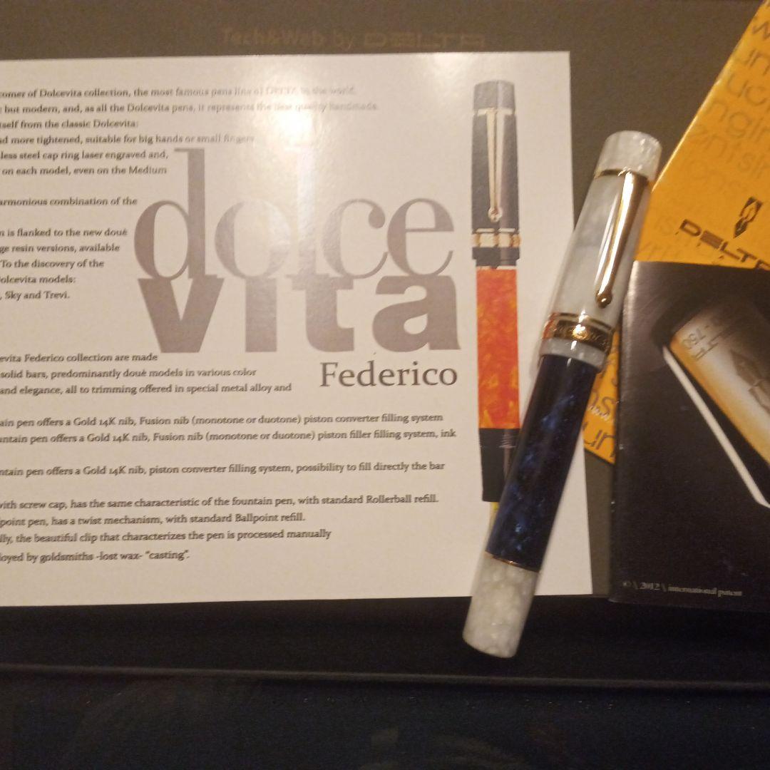 値下げ　デルタ　ドルチェ・ヴィータ　フュージョン　特注ニブ　スタッブ