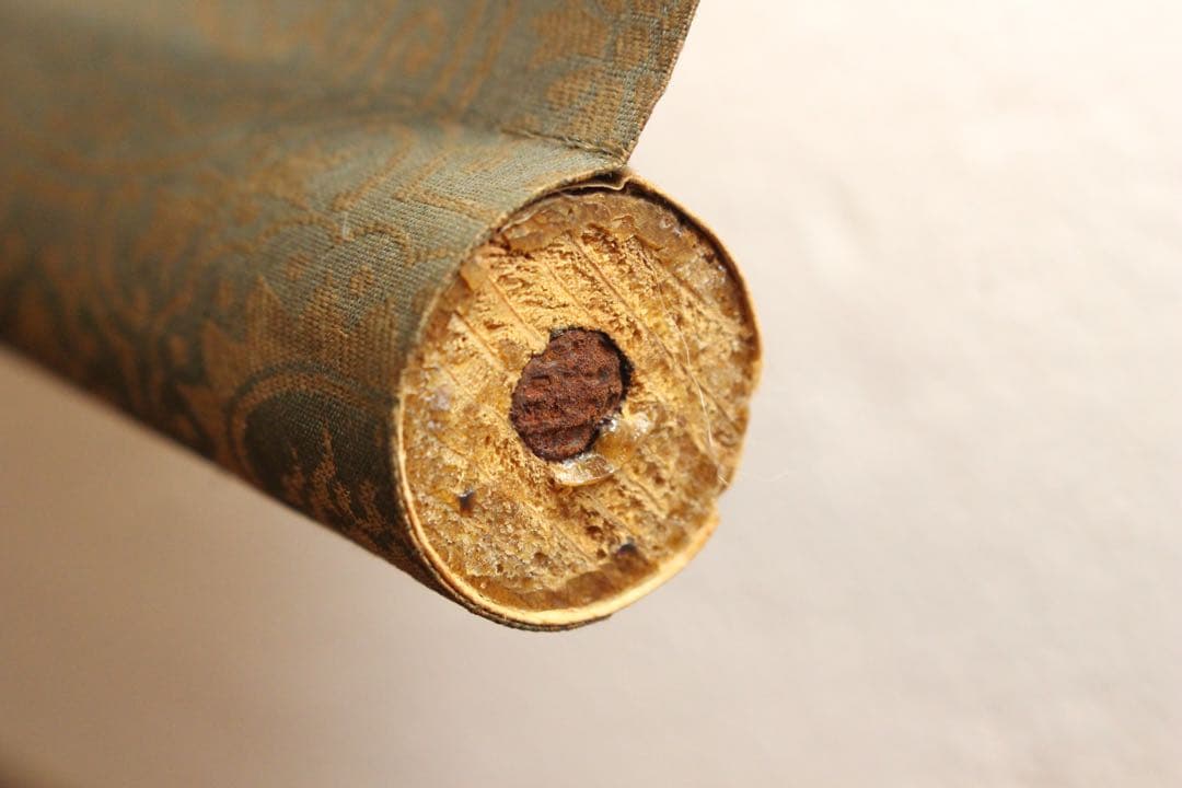 No5501掛軸　在名　探信筆 三幅　水墨　山水画　布袋図　紙本　合箱　送料無料