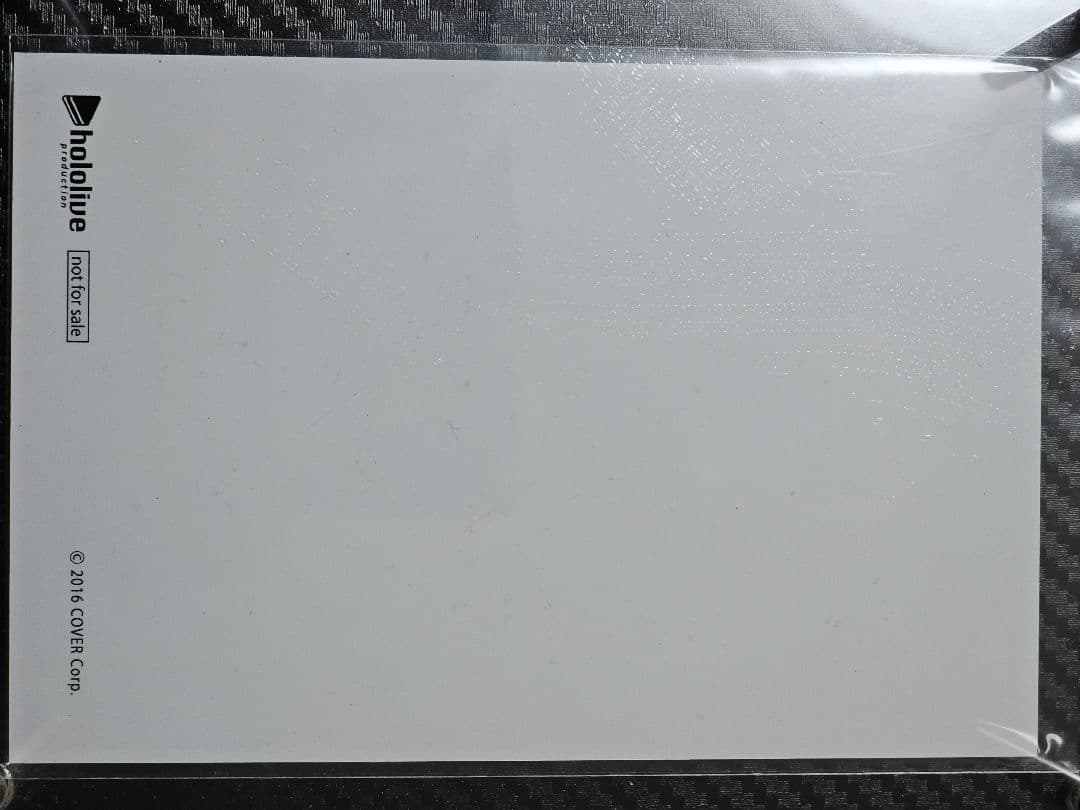 ホロライブ 百鬼あやめ 活動三周年記念2021 直筆サイン入りポストカード