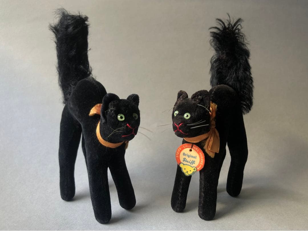 Steiff 　猫のトムキャット　最小　タグあり