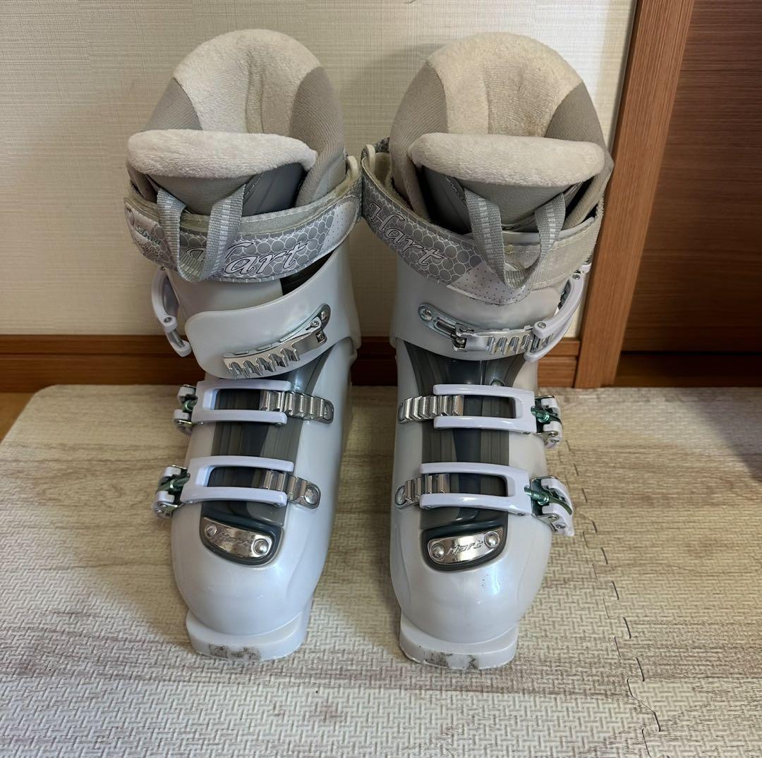 美品 Hart HART DIVA 女性用スキー用ブーツ ホワイト 23cm
