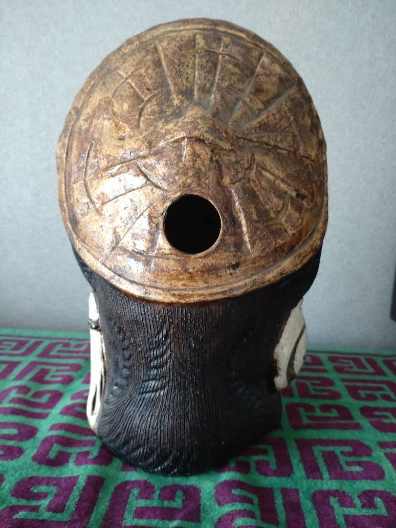 信楽焼　たぬき　置物　年代物　骨董