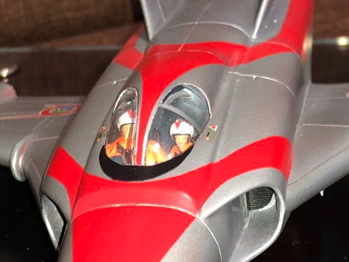 帰ってきたウルトラマン　マルイ 1/72 マットアロー1号 飾り台付