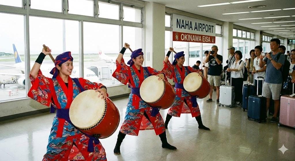 新品未使用(送料無料)28.980円　Nエイサー大太鼓39cm撥付き　跳跳ね♪