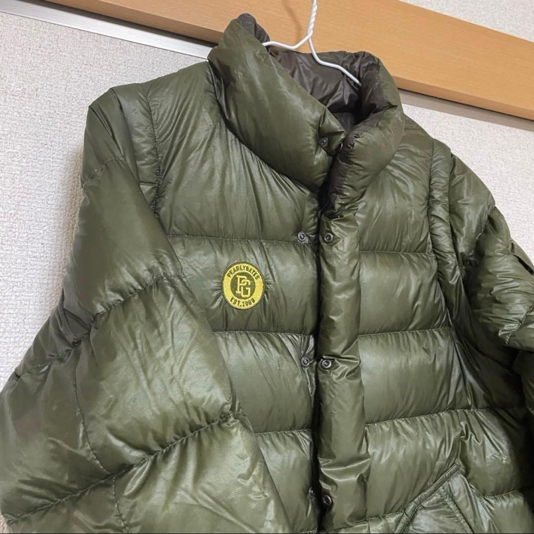 ⛳️美品 パーリーゲイツ 2way ダウンジャケット カーキ サイズ1⛳️