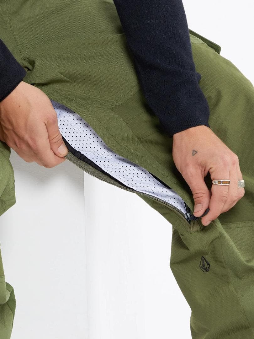 1851【新品タグ付き】ボルコム　スノボウェア　メンズ　パンツ　バギー　カーキ