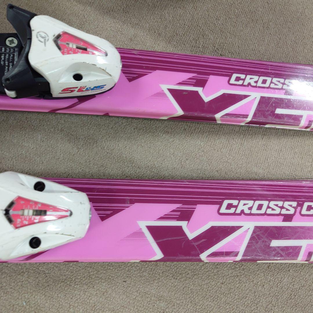 即滑走OK 使用済小学生スキー118cmブーツ22cm23cm2足 ポールおまけ