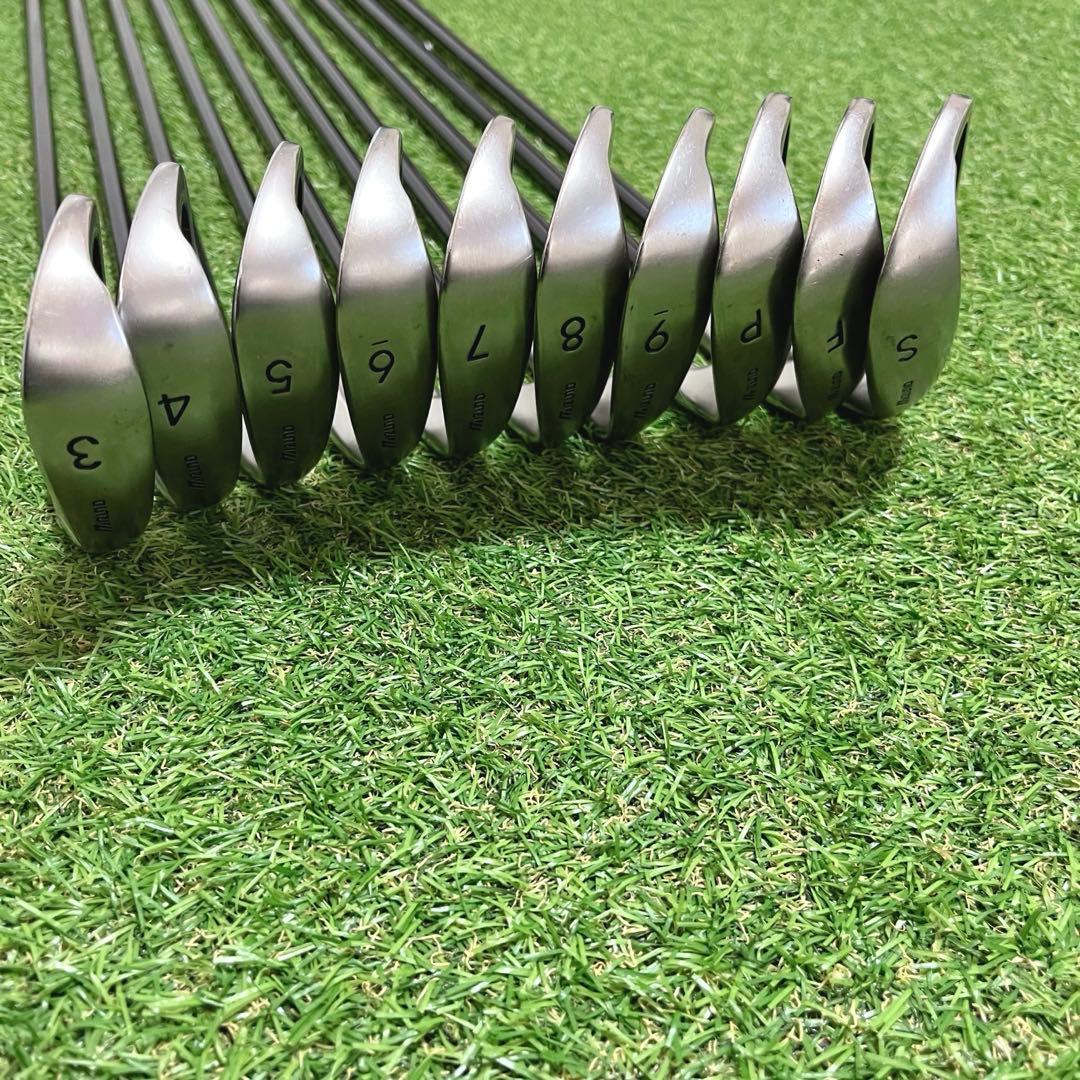 美品 レフティ Mizuno ZEPHYR メンズアイアン10本セット SR相当