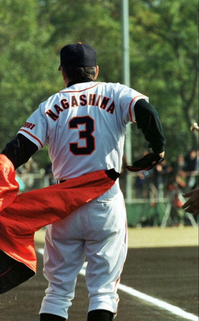 読売ジャイアンツ　長嶋茂雄監督ユニフォーム　日本製　Lサイズ　adidas