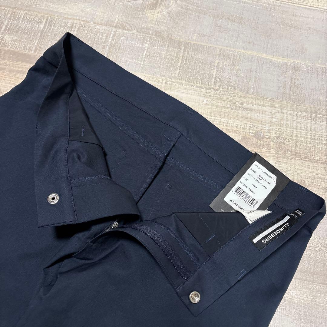J.リンドバーグ★ネイビー★薄手ストレッチパンツ 【メンズサイズ31/34（L】