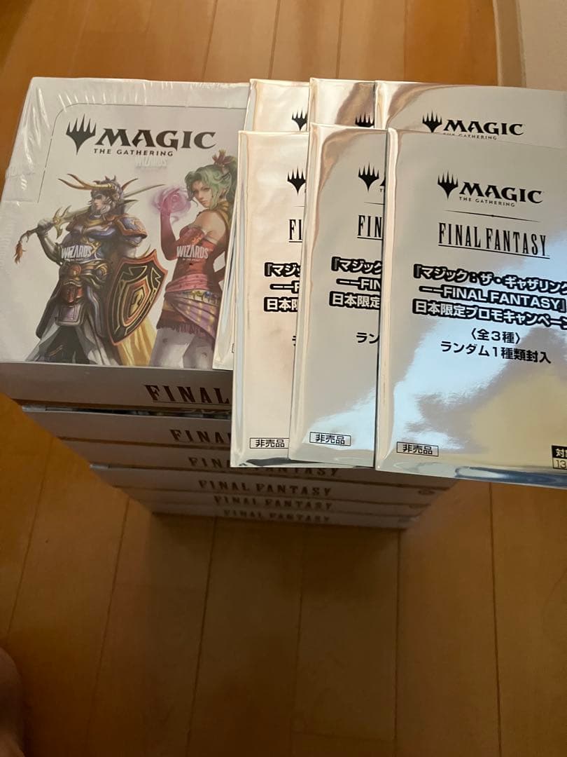 未開封　MTG ファイナルファンタジー日本語版プレイブースター 6BOX+プロモ