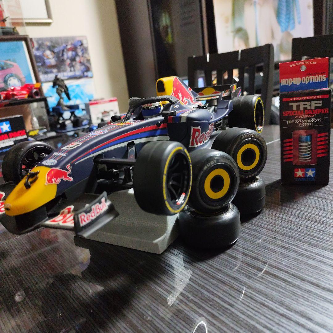 タミヤ1/10　F 104 レッドブル F 1 完成済み　メカ付き