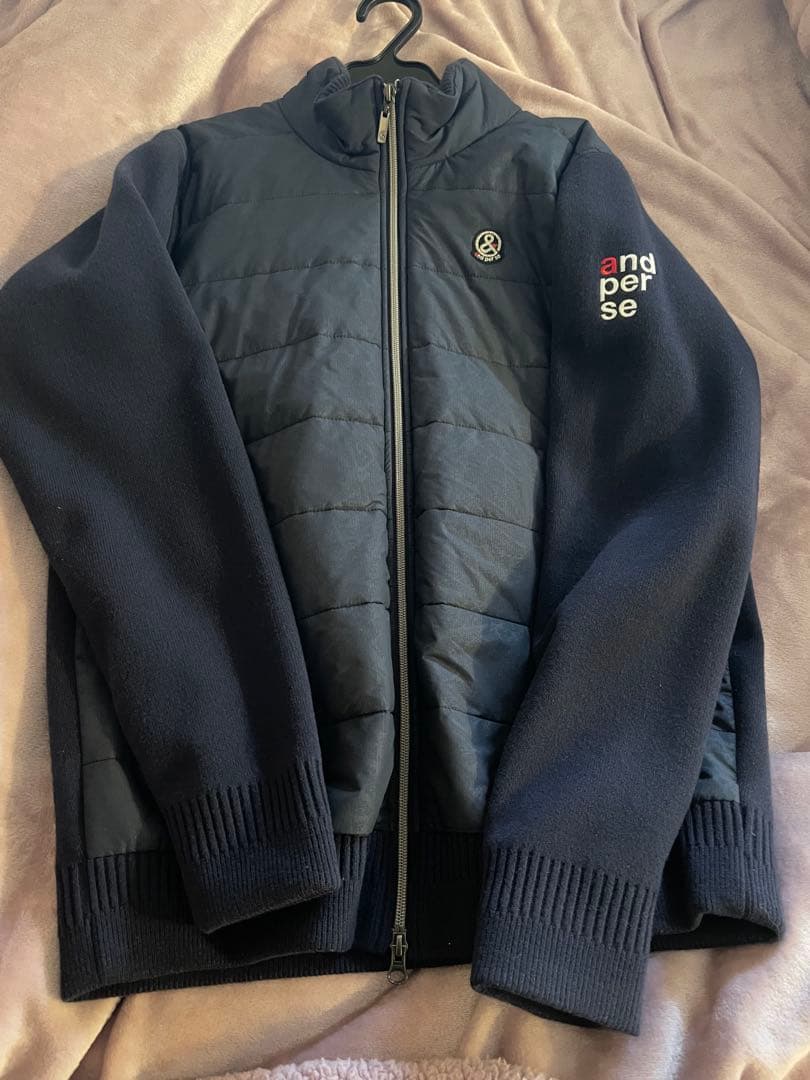 and per se ネイビー ジャケット