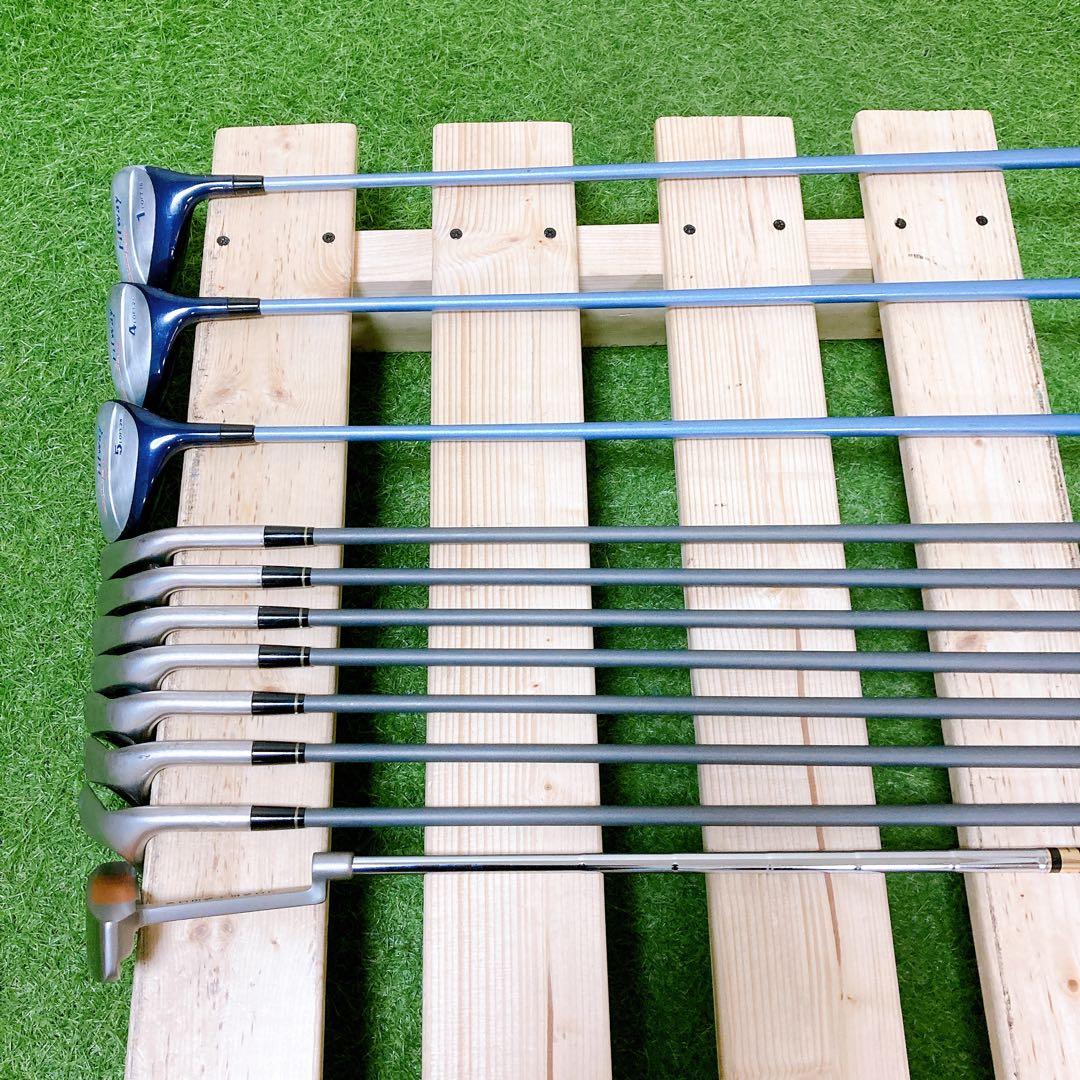 2 アディダス　初心者オススメ　ゴルフクラブ　レディースセット　11本　右利き