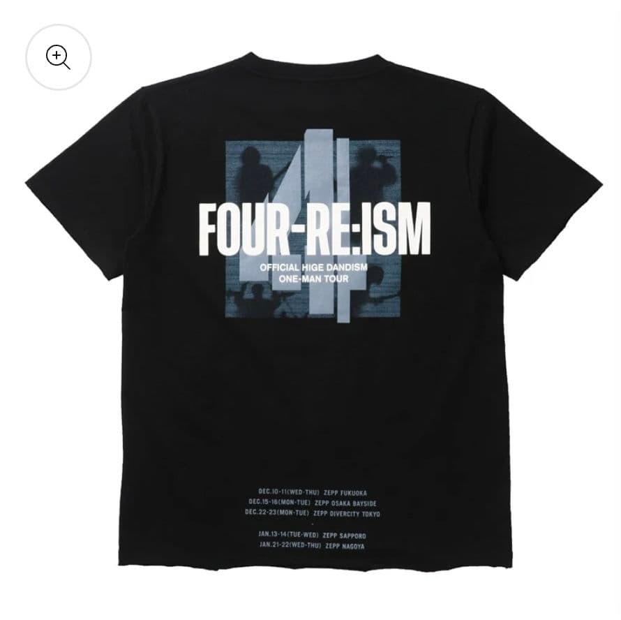 髭男FOUR-RE:ISM TシャツM、タオル、ラバーバンド3点セット新品未開封