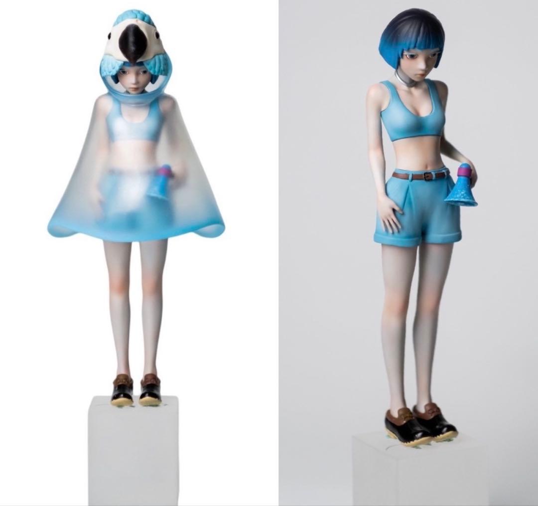 ゴーリー　スタチュー　インコ　現代アート　アートトイ　デザイナーズトイ