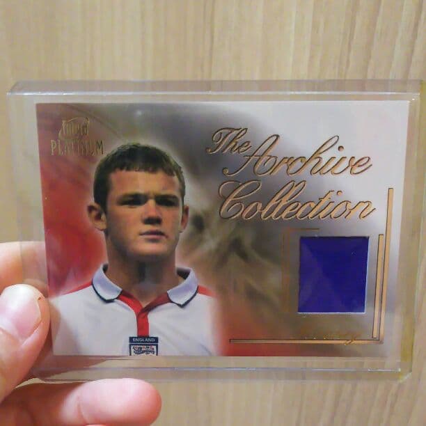 サッカー ルーニー サイン写真 ジャージカード セット