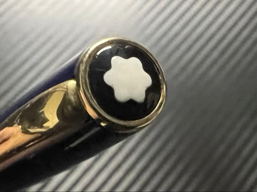美品 モンブラン ジェネレーション 万年筆 ネイビー M